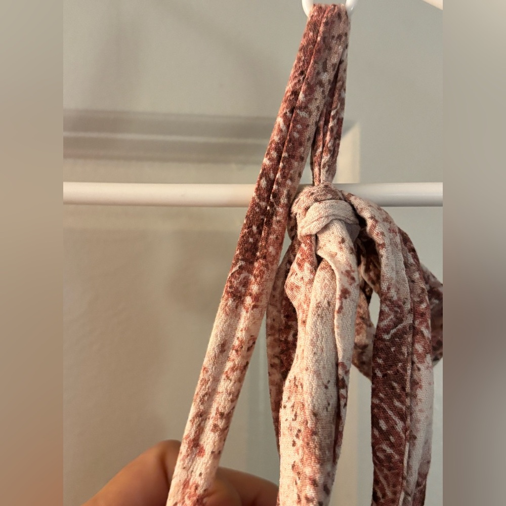 Lulu's Blush Pink Floral Tie-Shoulder Maxi Dress - Picture 10 of 10